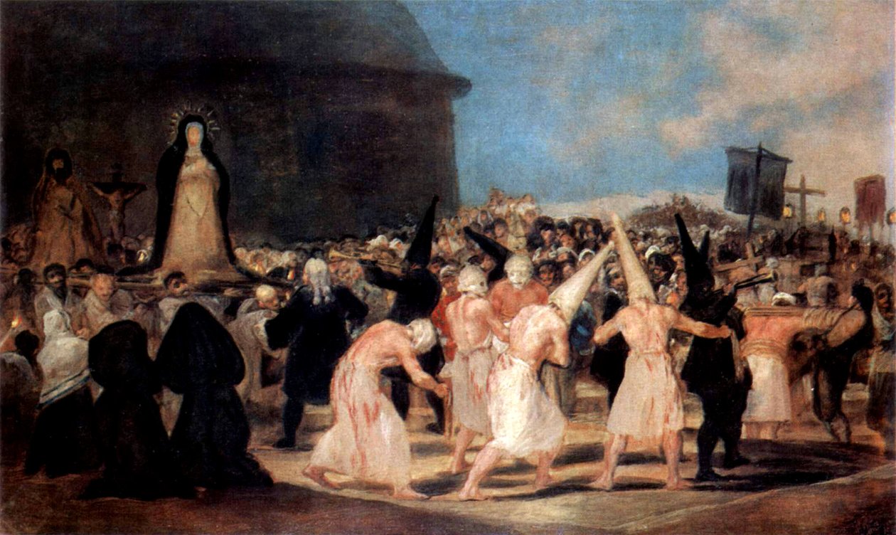 Procession des flagellants - Francisco de Goya
