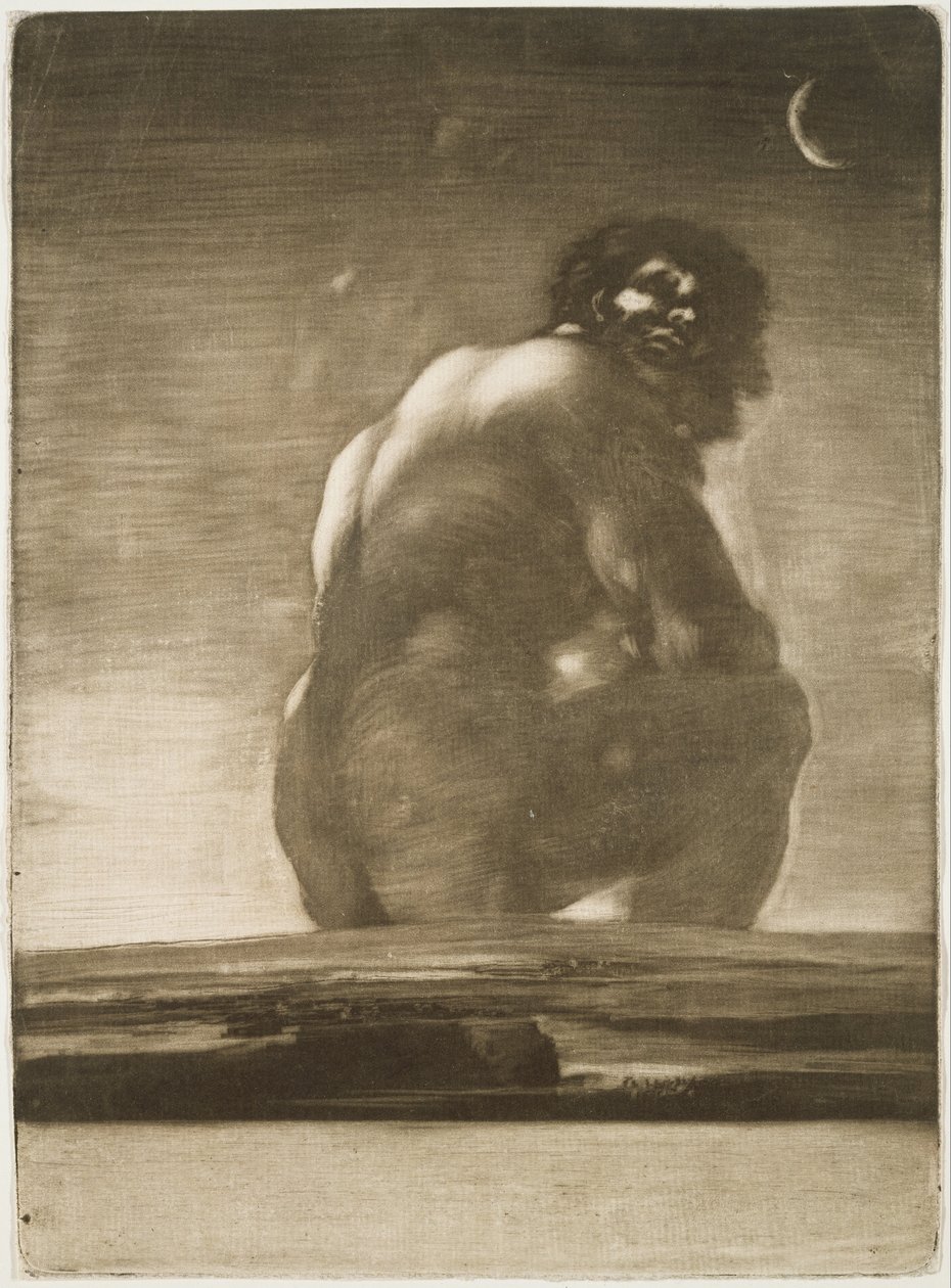 Géant assis - Francisco de Goya