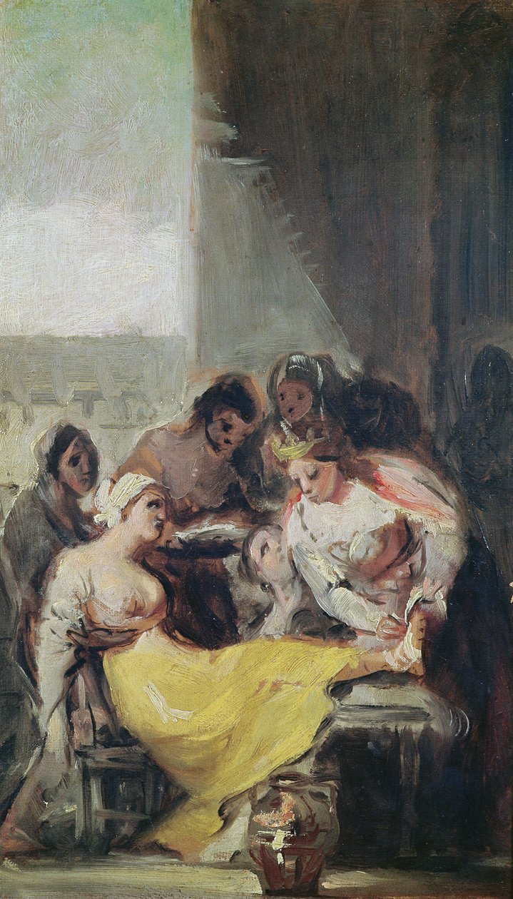 Sainte Isabelle soignant les lépreux - Francisco de Goya