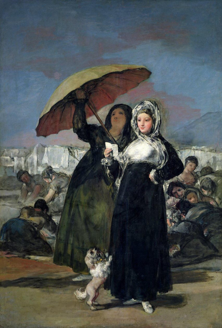 La lettre ou, les jeunes femmes, c.1814-19 - Francisco de Goya