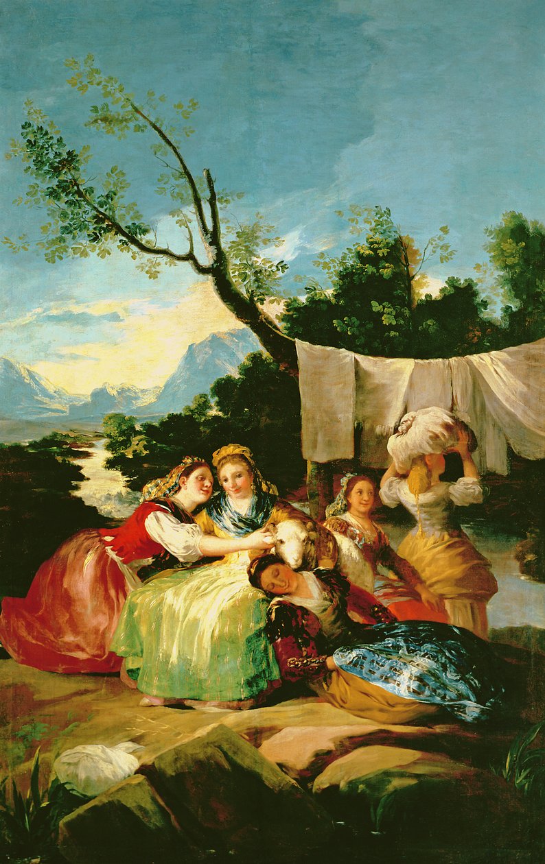 Les lavandières - Francisco de Goya