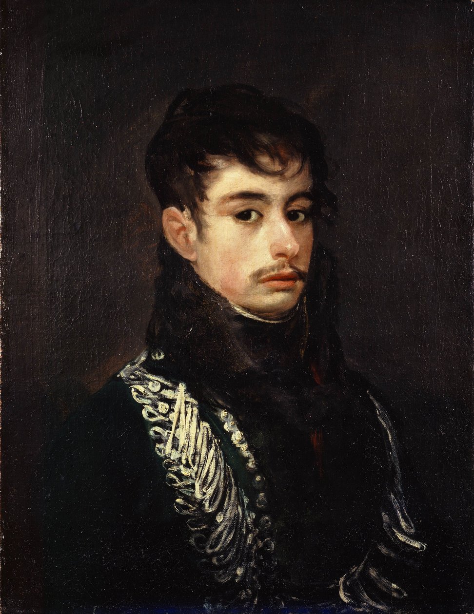 Un Officier - Francisco de Goya
