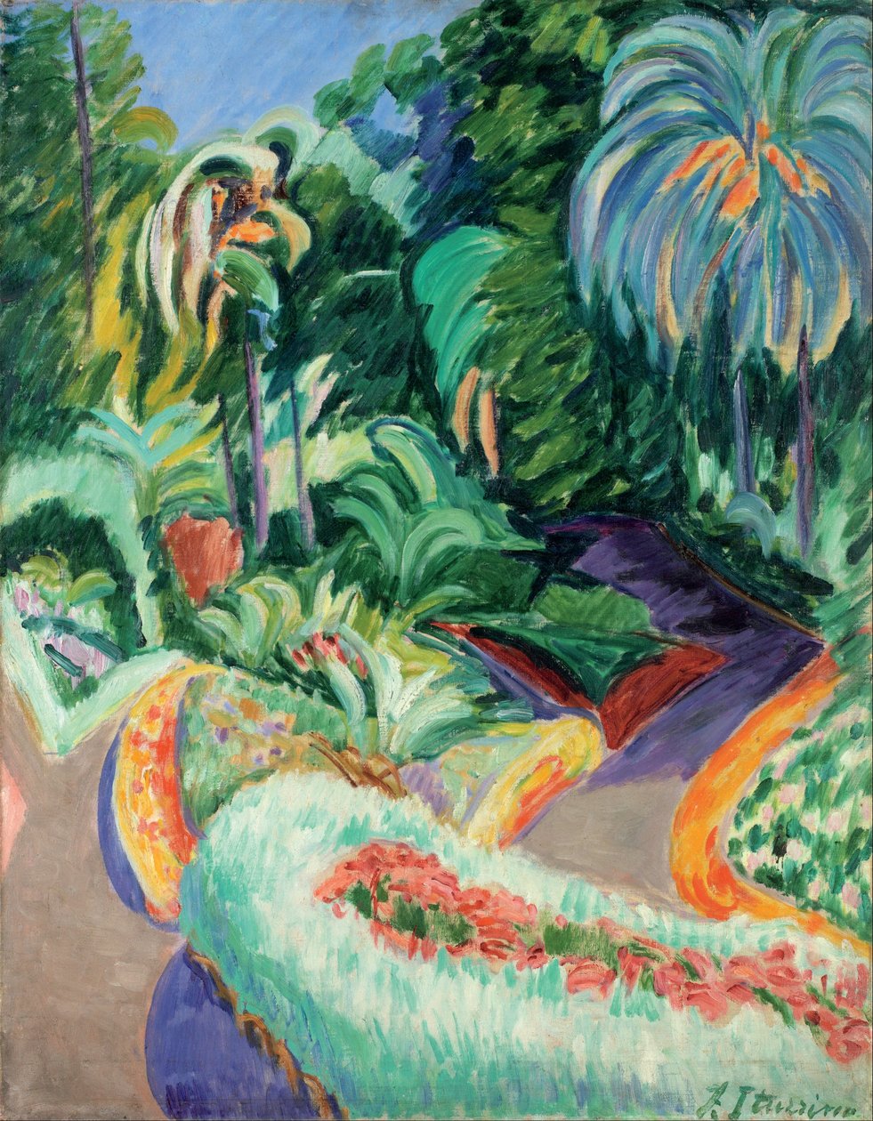 Jardin - Francisco de Iturrino