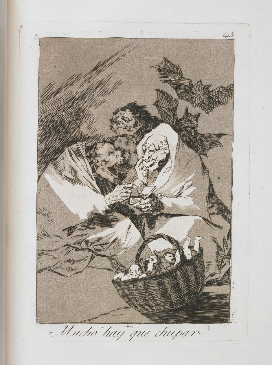 Planche de Los Caprichos, 1797-1798 - Francisco de Goya