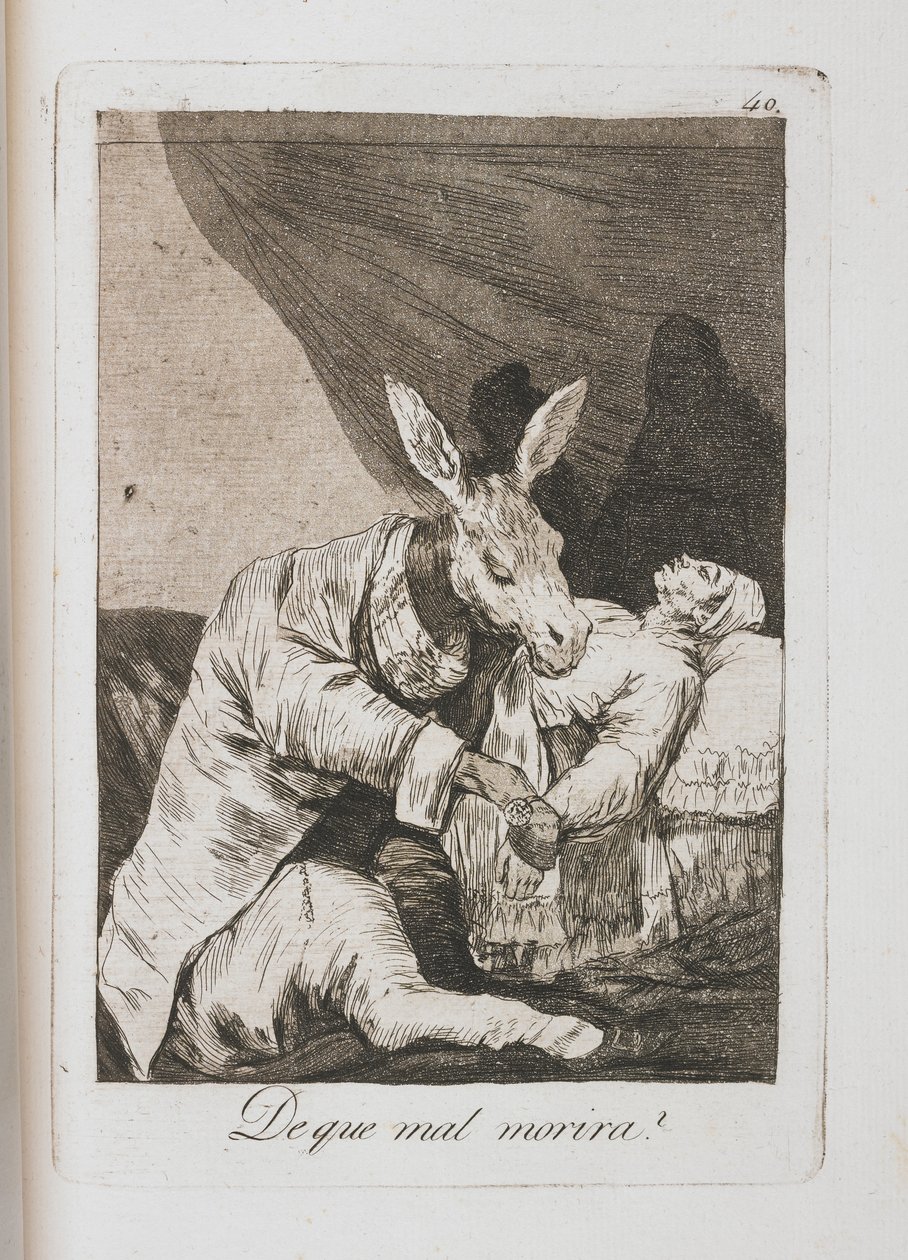 Planche de Los Caprichos, 1797-1798 - Francisco de Goya