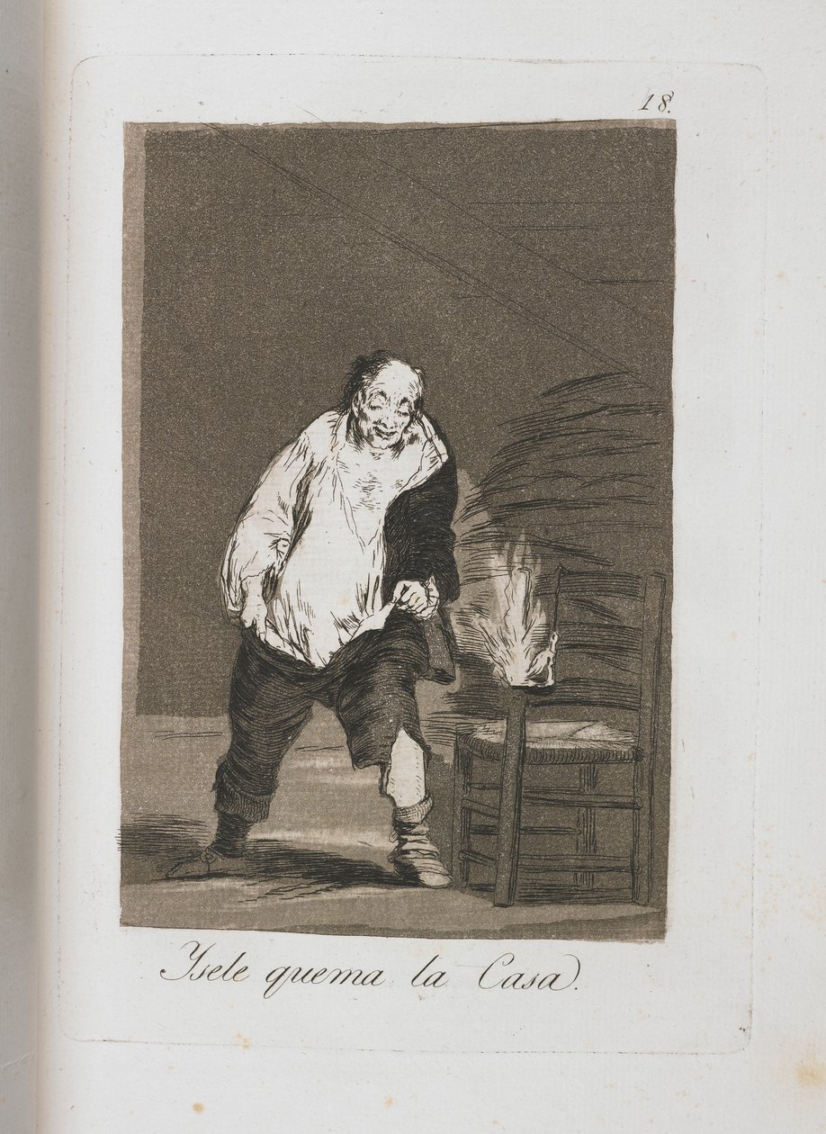 Planche de Los Caprichos, 1797-1798 - Francisco de Goya