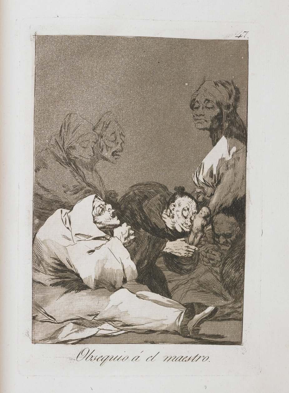 Planche de Los Caprichos, 1797-1798 - Francisco de Goya
