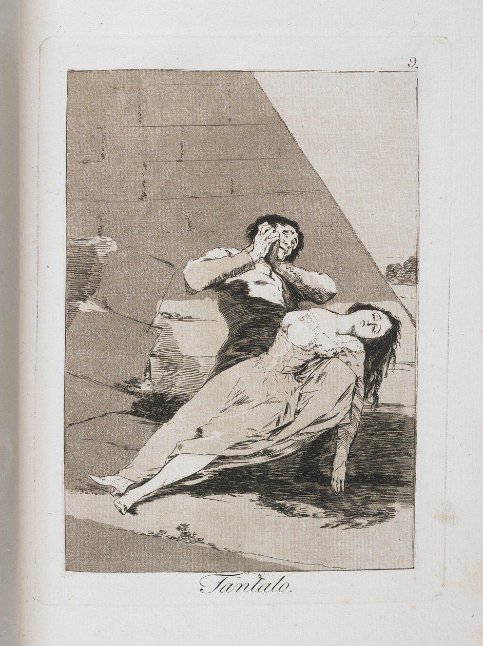Planche de Los Caprichos, 1797-1798 - Francisco de Goya