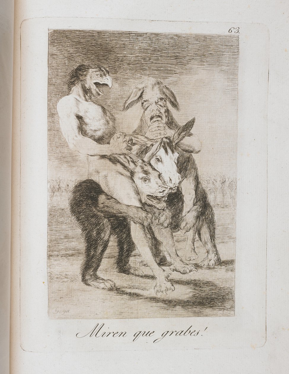 Planche de Los Caprichos, 1797-1798 - Francisco de Goya