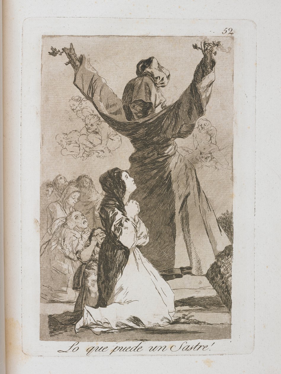 Planche de Los Caprichos, 1797-1798 - Francisco de Goya