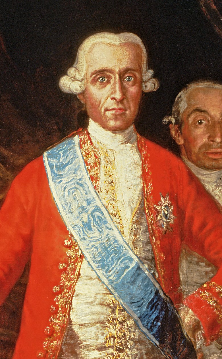 Portrait de Don José Monino y Redondo I, Comte de Floridablanca, 1783 (détail) - Francisco de Goya
