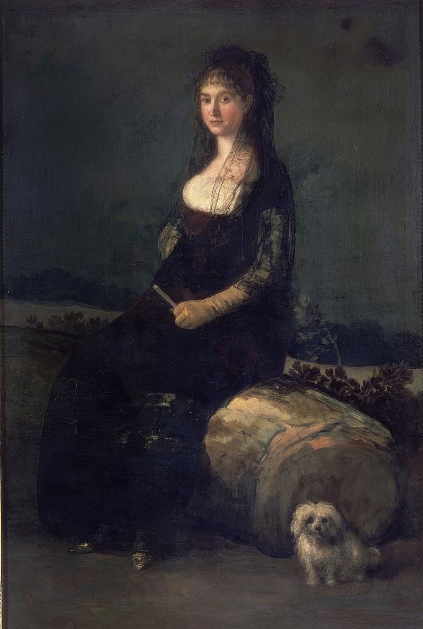 École espagnole. Joaquina Candado. Valence, Musée des Beaux-Arts – Collège Pious V. Artiste : Francisco de Goya. Lieu : Museo de Bellas Artes-Colegio Pio V, Valence, Espagne - Francisco de Goya