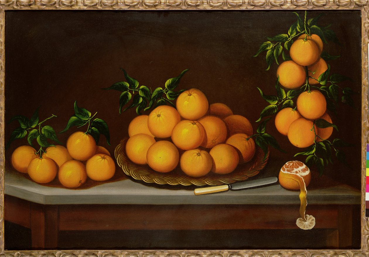 Nature morte avec des oranges, 1679 - Francisco de Vargas