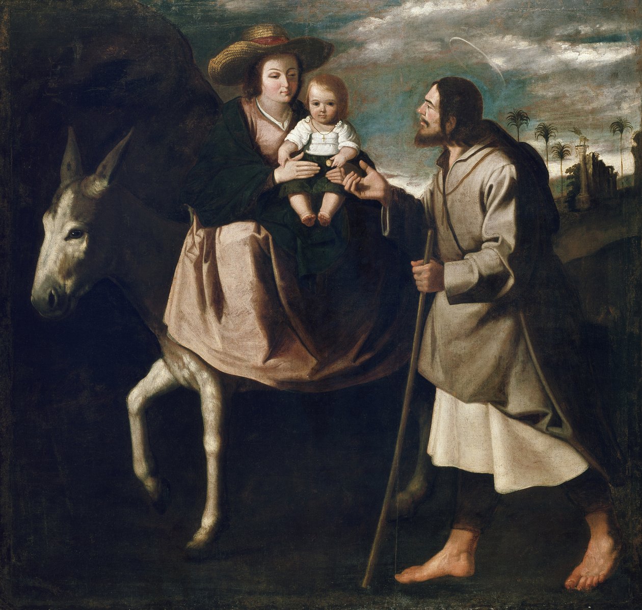 La Fuite en Égypte - Francisco de Zurbaran