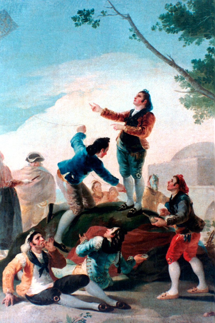 La Cometa, Le Cerf-volant, 1778 - Francisco de Goya