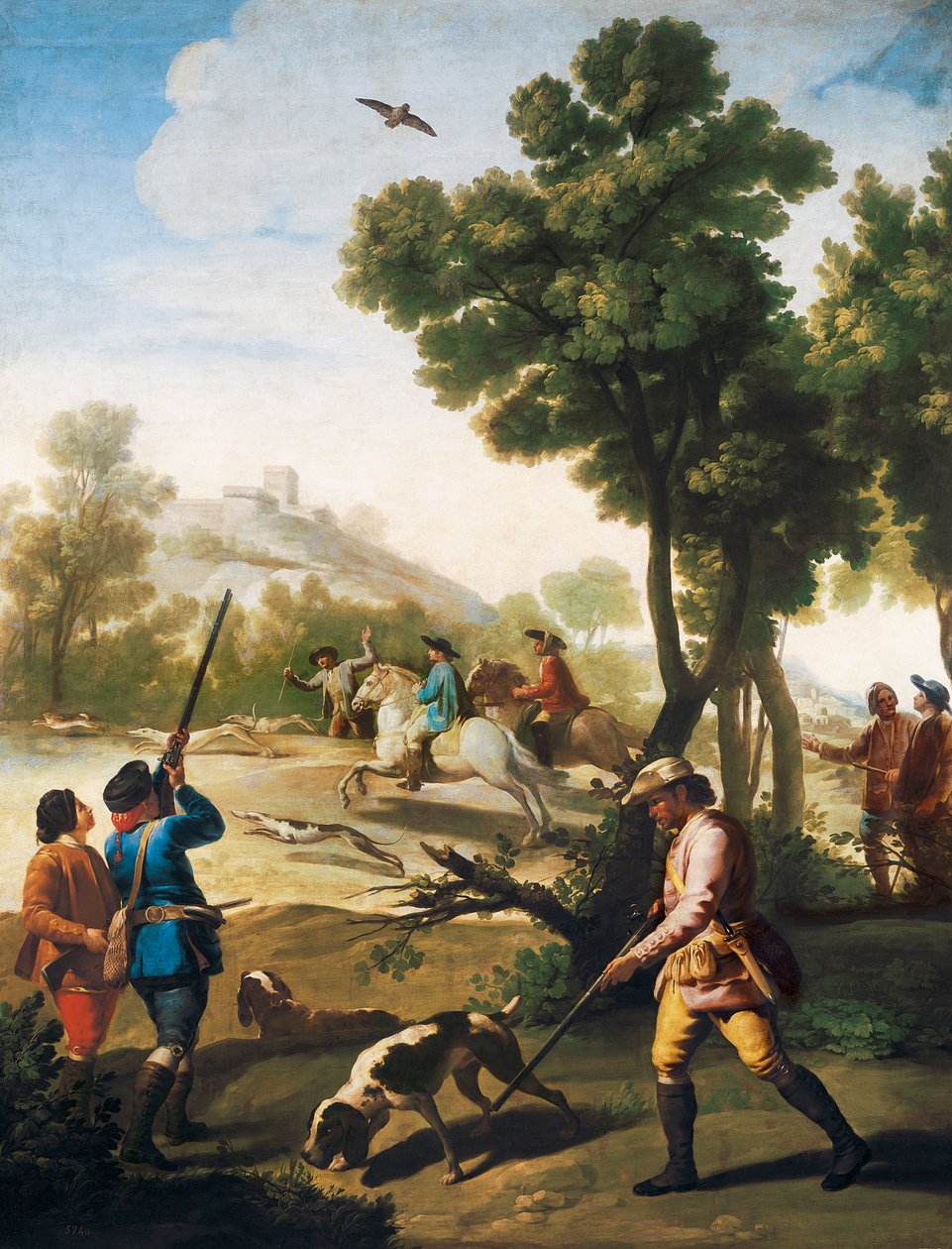 Chasse à la caille, 1775 - Francisco de Goya
