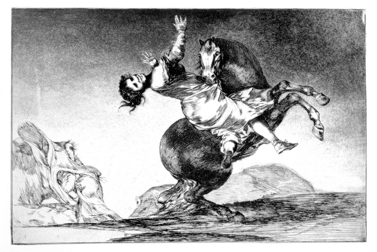 Cheval enlevé, 1819-1823 - Francisco de Goya