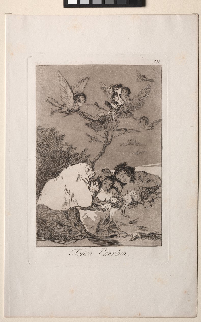 Caprichos: Tout tombera - Francisco de Goya