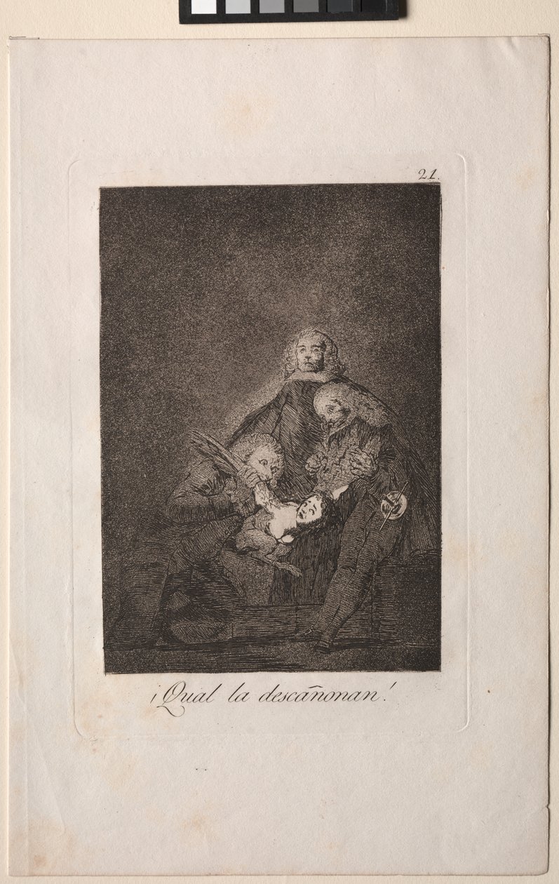 Caprichos: Comme ils la plument! - Francisco de Goya