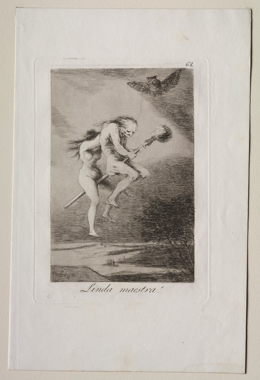 Caprices : Jolie maîtresse ! - Francisco de Goya