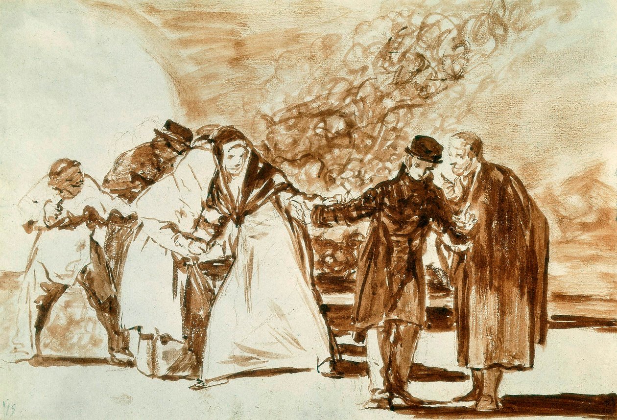 Exhortation - Francisco de Goya