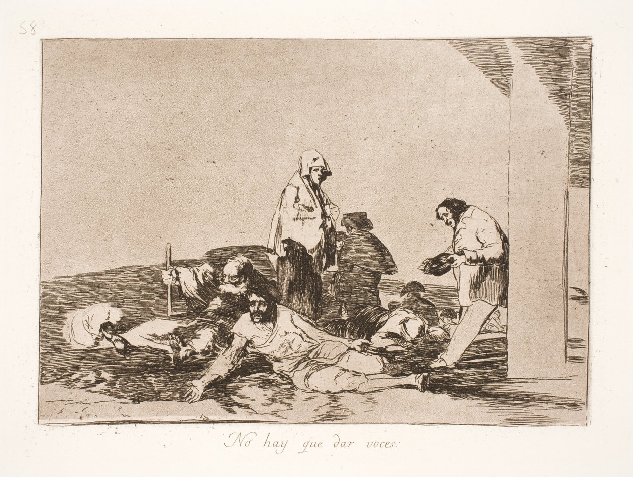 À quoi bon se plaindre (58) - Francisco de Goya