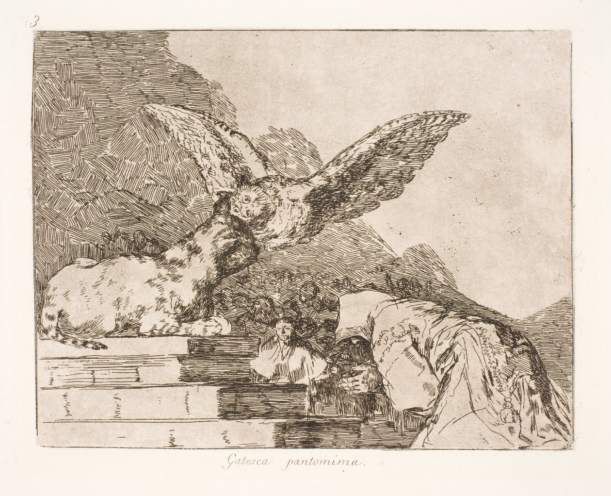 Kattepantomine (73) - Francisco de Goya