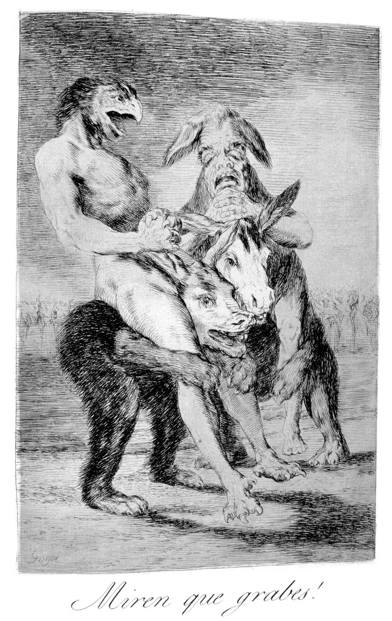 Regardez comme ils sont solennels ! - Francisco de Goya