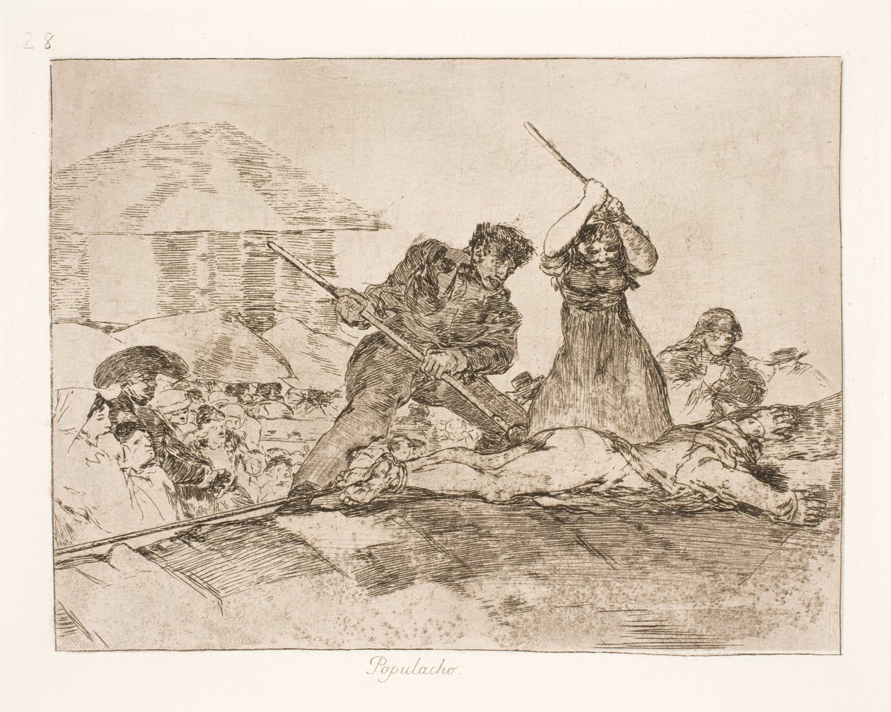 Foule - Francisco de Goya
