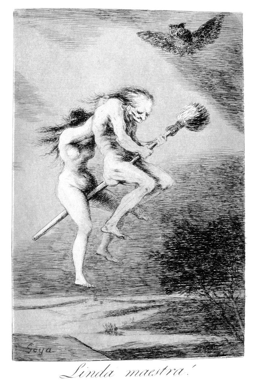 Jolie enseignante!, 1799 - Francisco de Goya