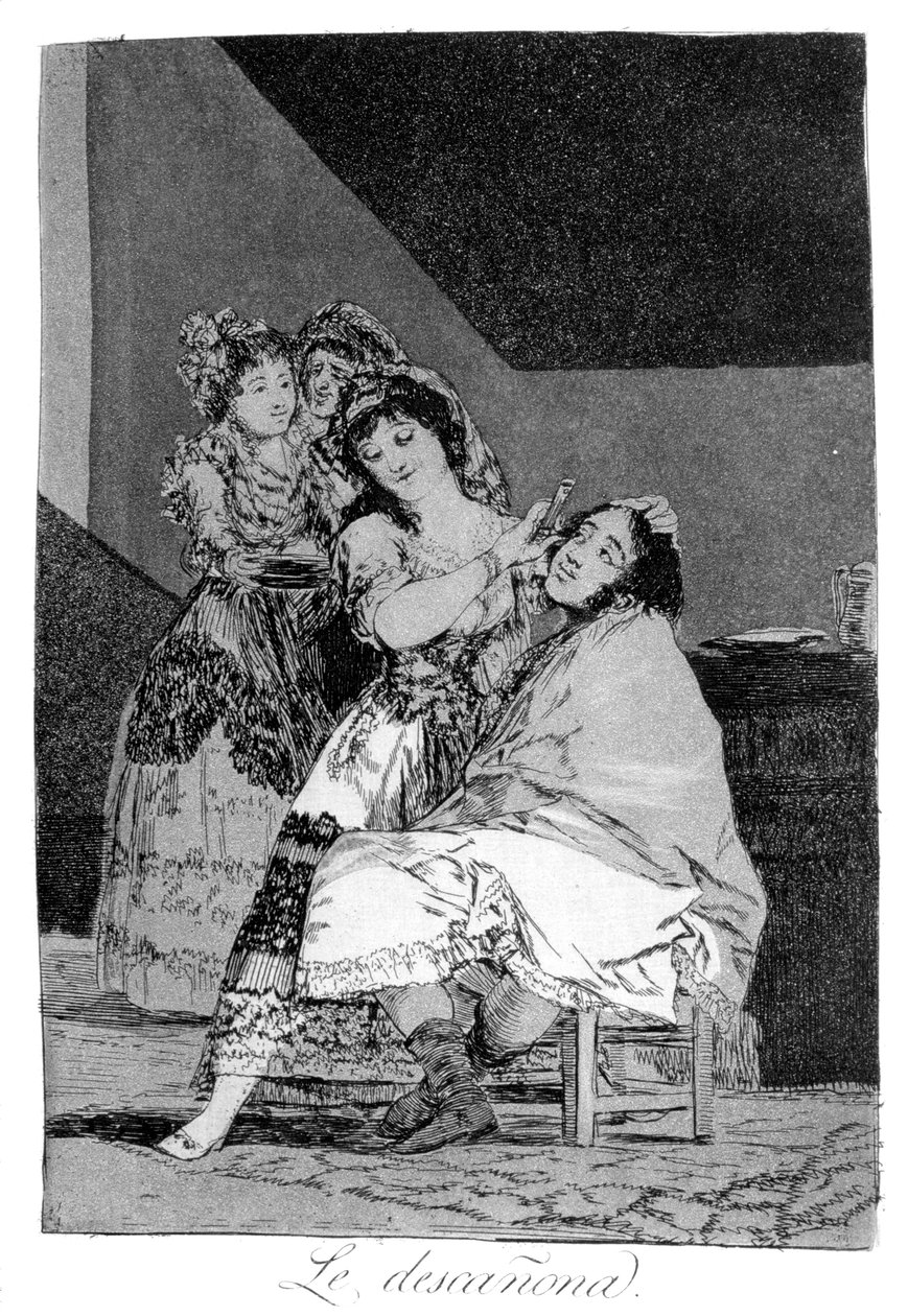 Elle le dépouille, 1799 - Francisco de Goya