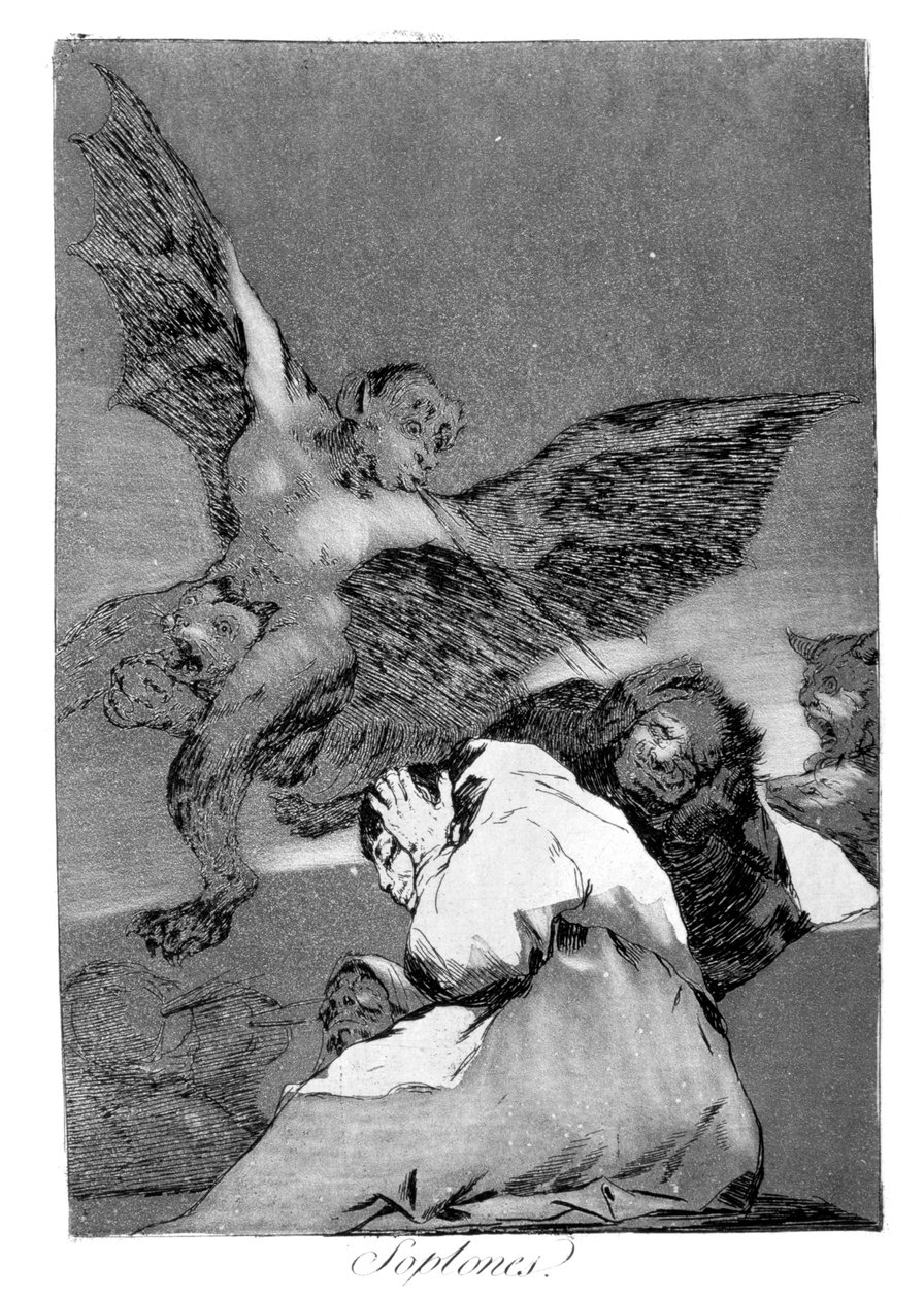 Avalez-le, chien - Francisco de Goya