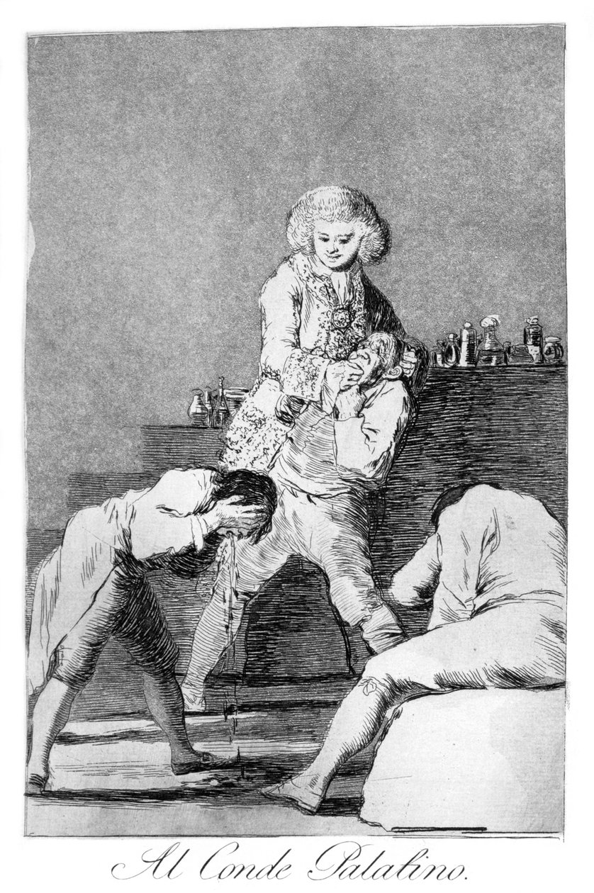 Au comte palatin, 1799 - Francisco de Goya