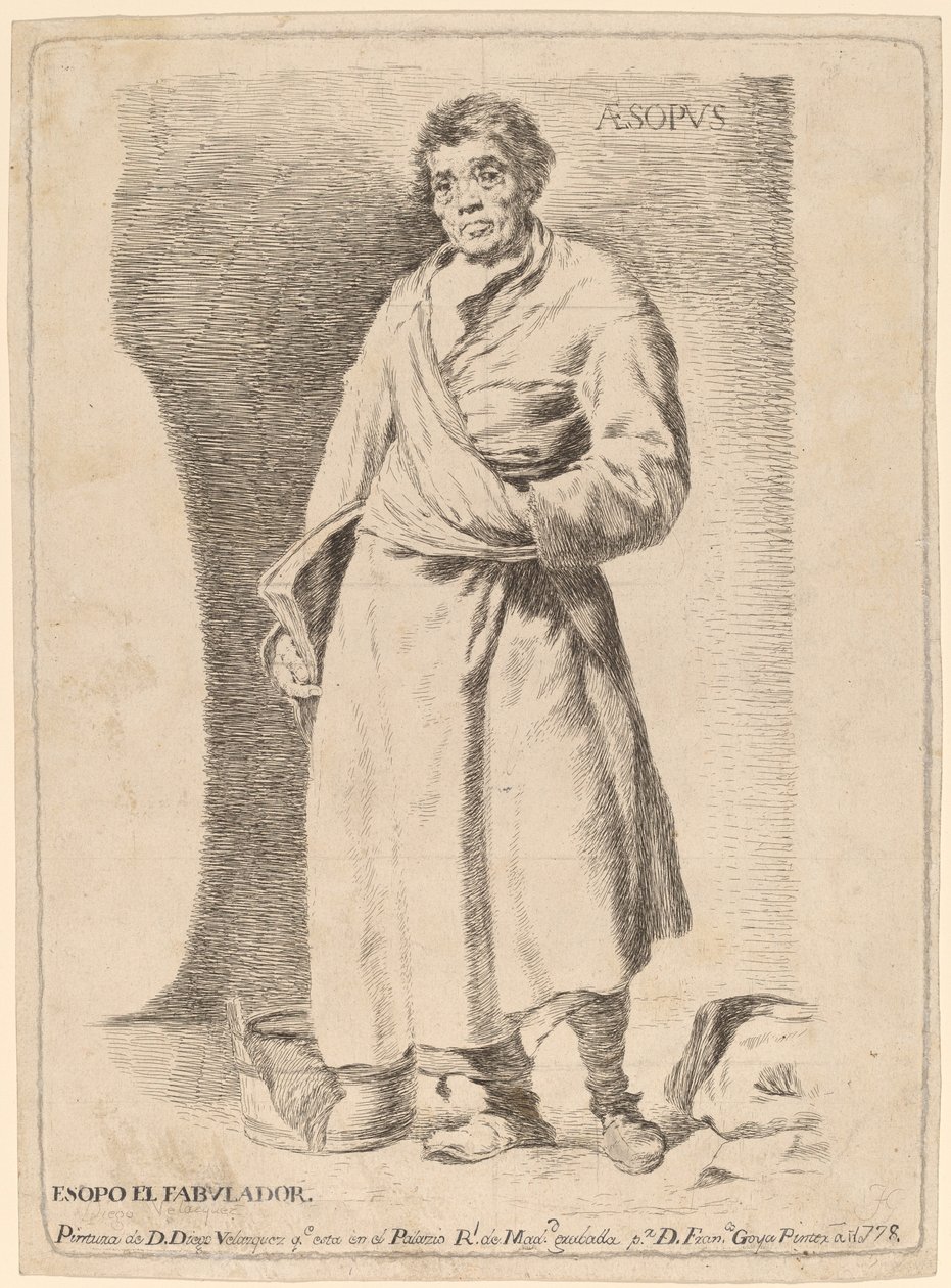 Ésope - Francisco de Goya after Diego Velázquez