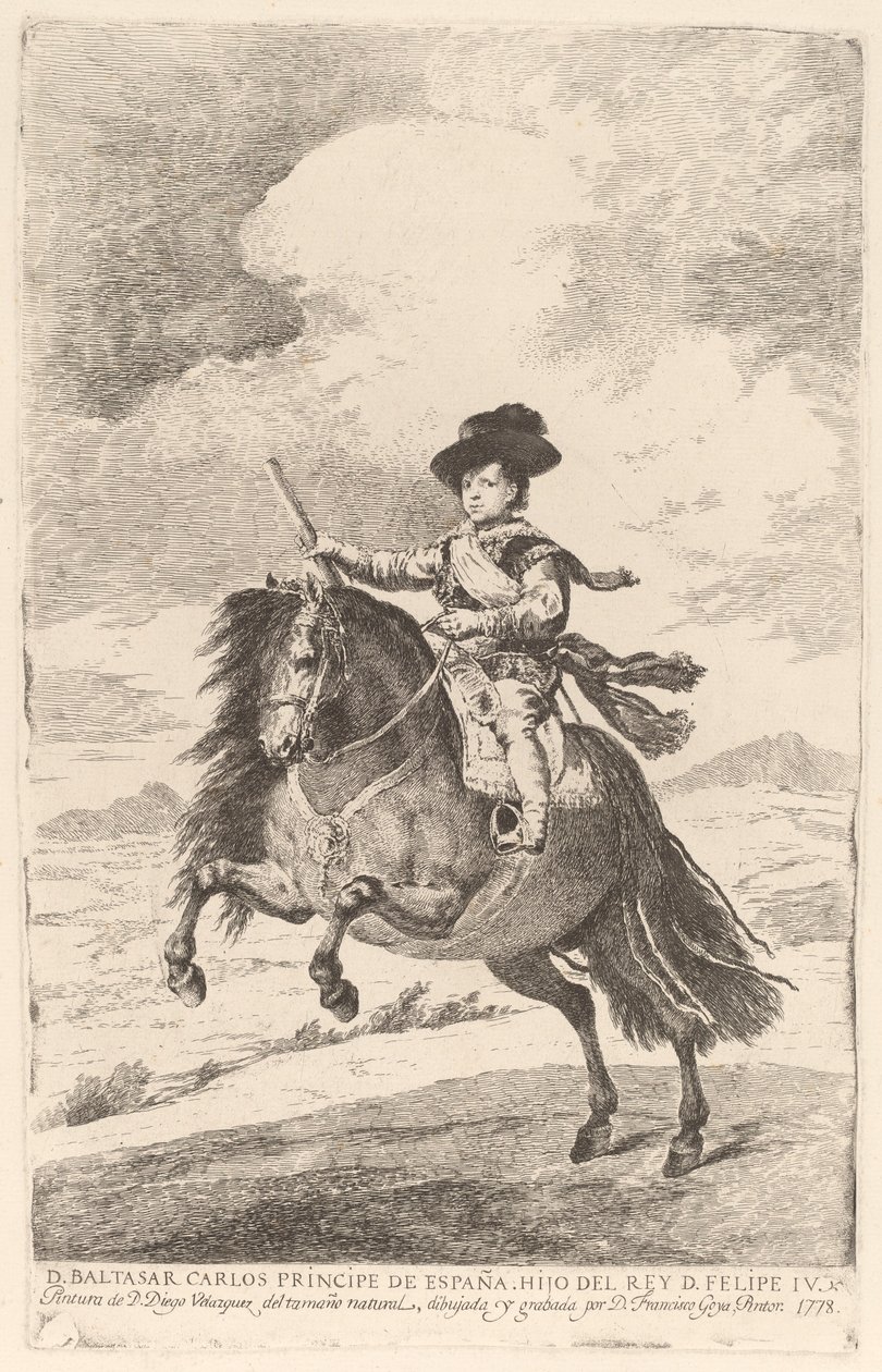 Baltasar Carlos - Francisco de Goya after Diego Velázquez