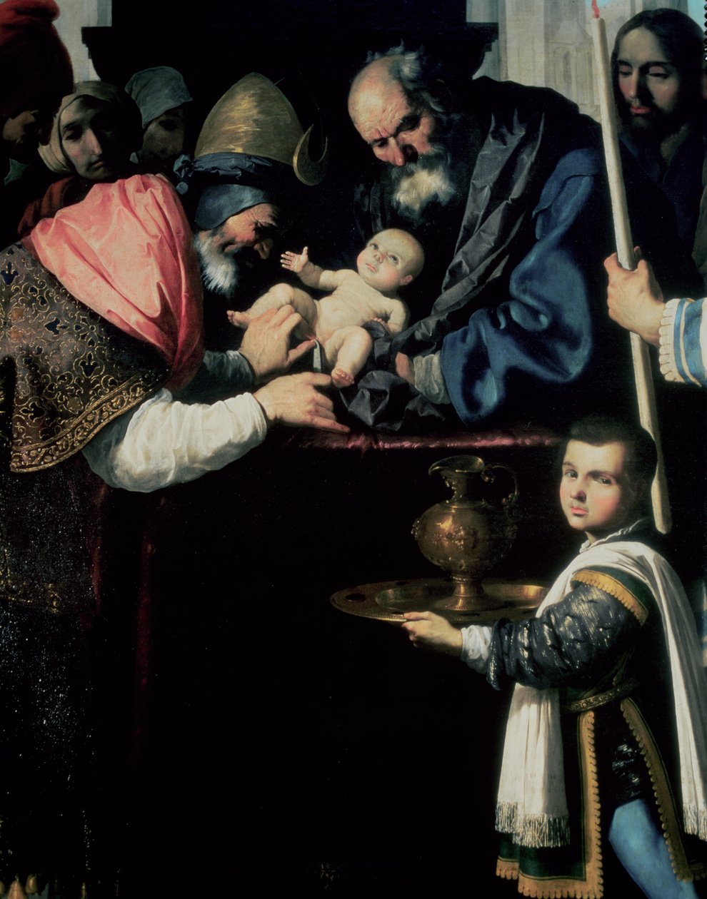 Circoncision du Christ (détail) - Francisco de Zurbaran