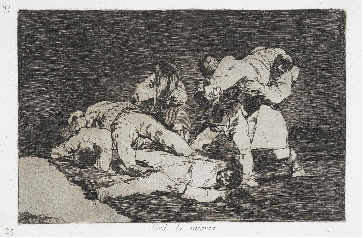 Le même (Será lo mismo) de la série Les Désastres de la guerre (Desastres de la Guerra) - Francisco de Goya