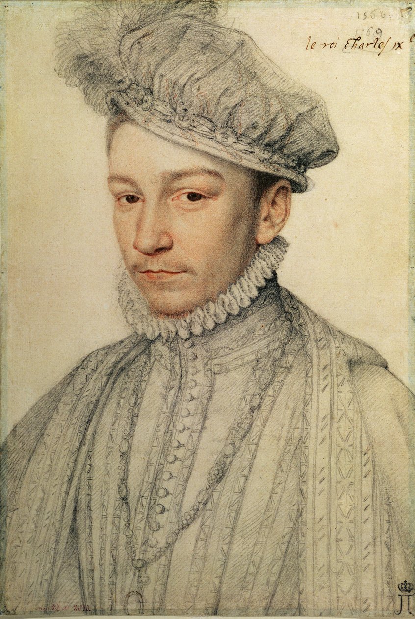 Portrait du roi Charles IX de France, 1566 - François Clouet