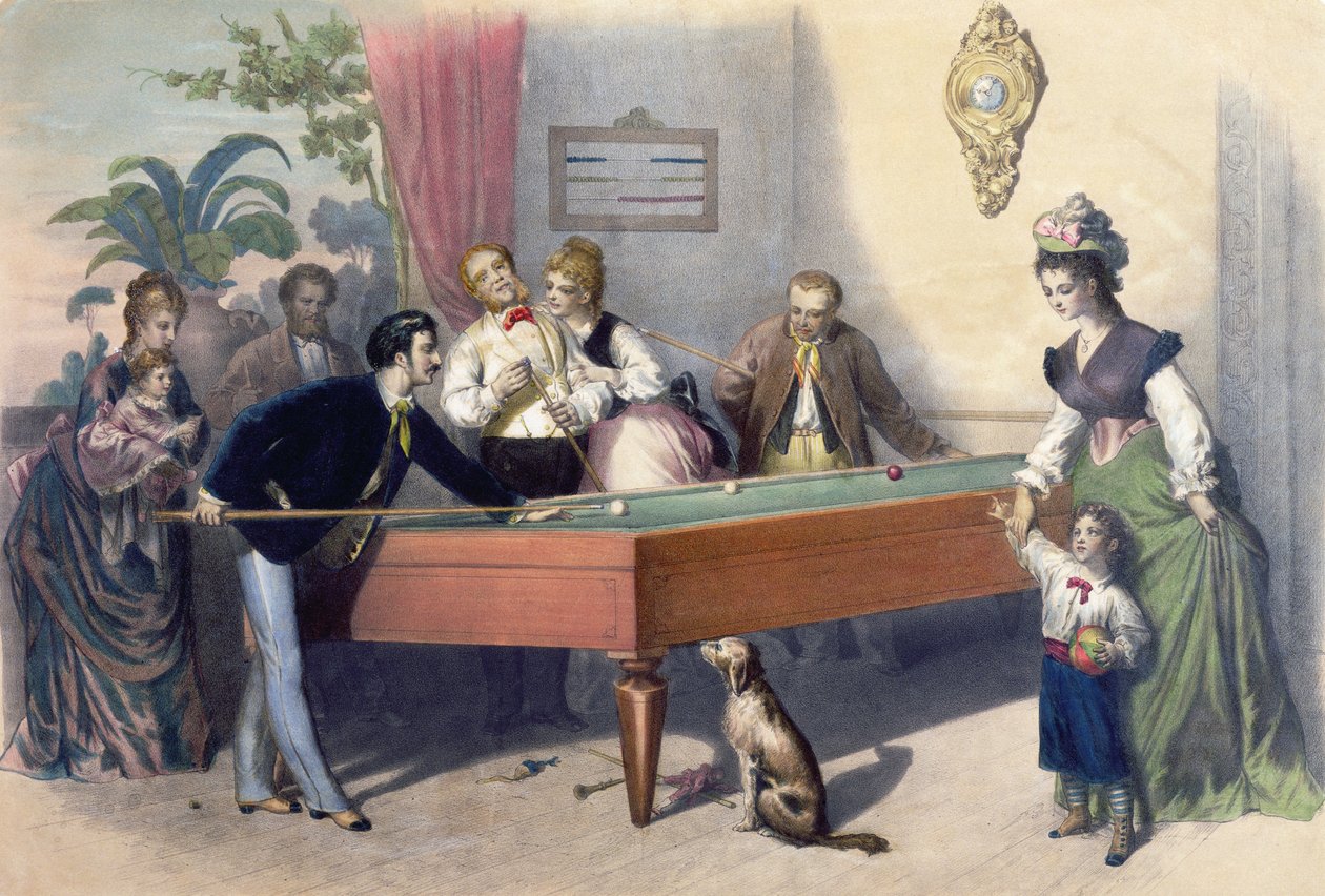Un dimanche en famille, vers 1860-70 - Francois Constant Mes