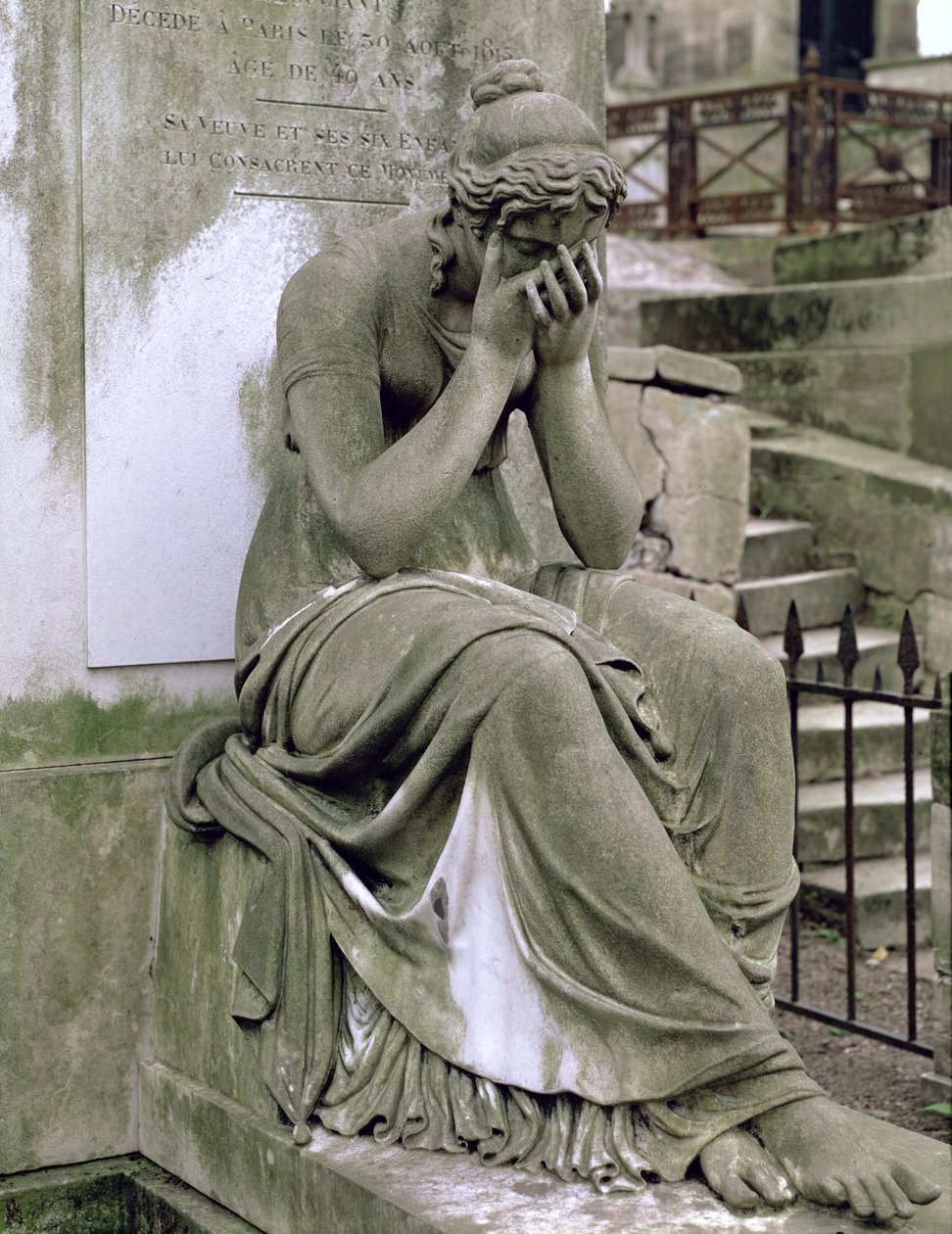 Figure de deuil, du tombeau de Pierre Gareau - Francois Dominique Aime Milhomme