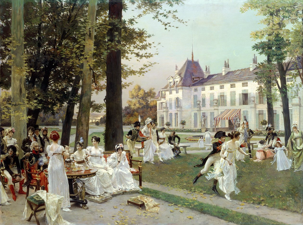 Réception à Malmaison, 1802 - Francois Flameng