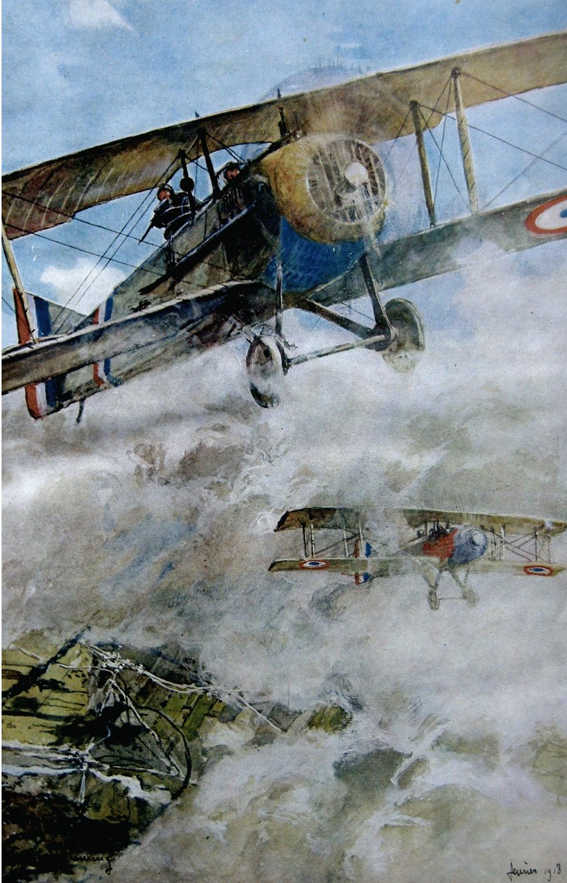Patrouille de Spads, 1918 - Francois Flameng