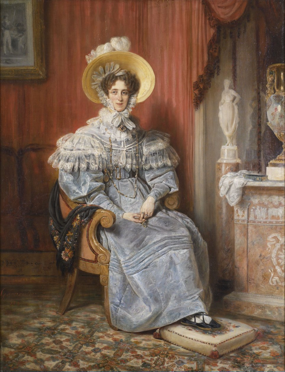 Portrait de Marie Elizabeth Amalie Franziska, Princesse de Wagram (1784-1849) - Francois Gabriel Guillaume Lepaulle