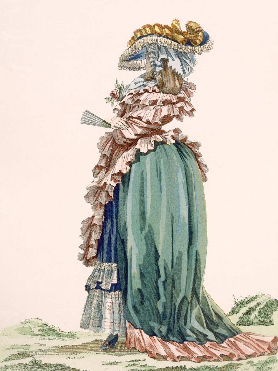 Vue arrière de la robe d