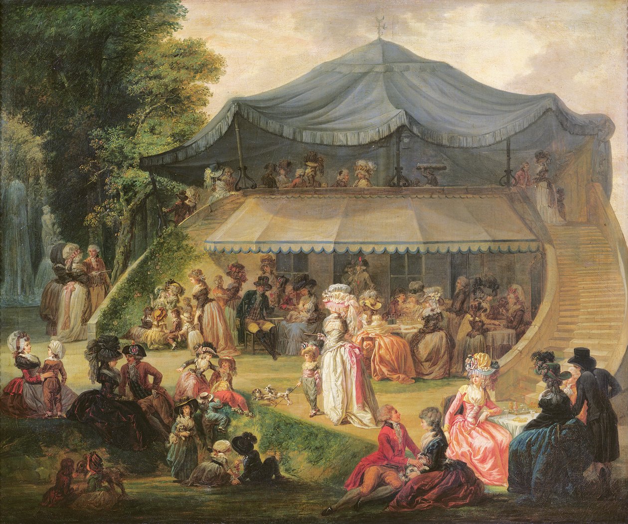 Fête au Colisée près de Lille, c.1791 - Francois Louis Joseph Watteau