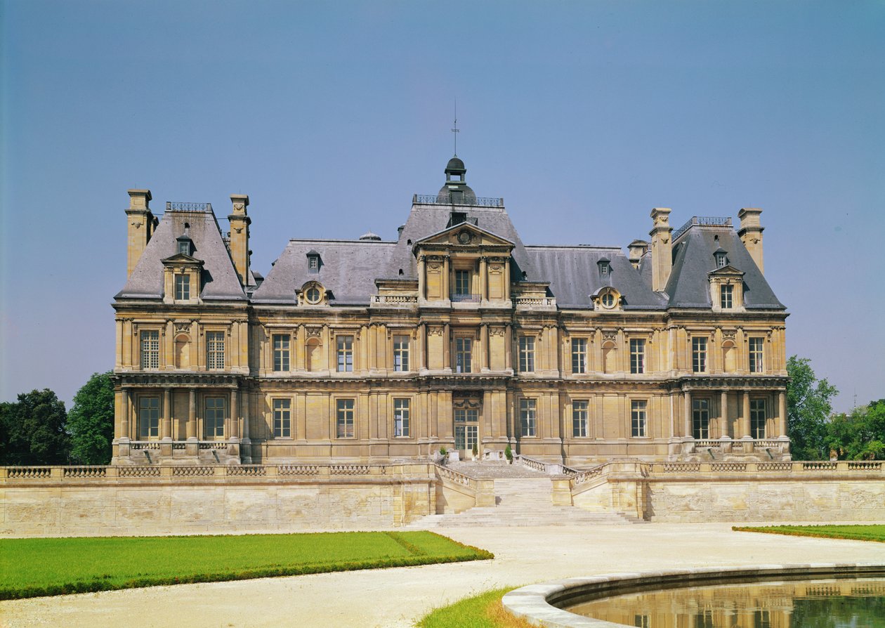 Vue de la façade Est du Château de Maisons-Laffitte, construit 1642-51 - Francois Mansart