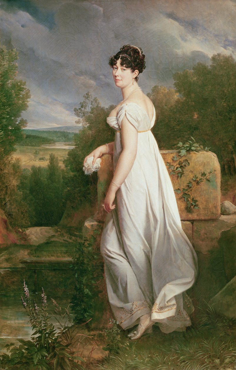 Portrait en pied de Madame Visconti, épouse de l
