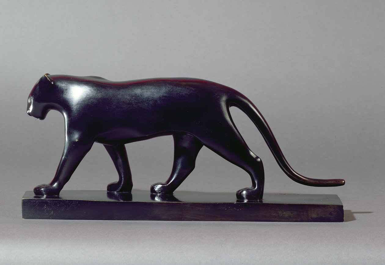 Panthère noire (bronze) - Francois Pompon