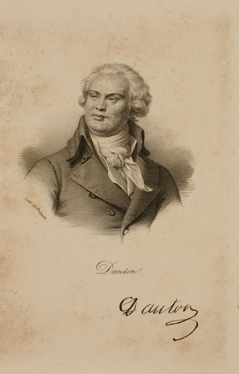 Portrait de Georges Danton (1759-94) - Francois Seraphin Delpech