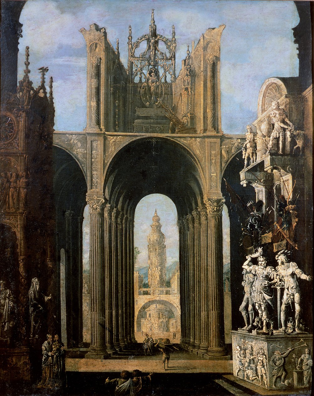 Fantaisie architecturale - Francois de Nome